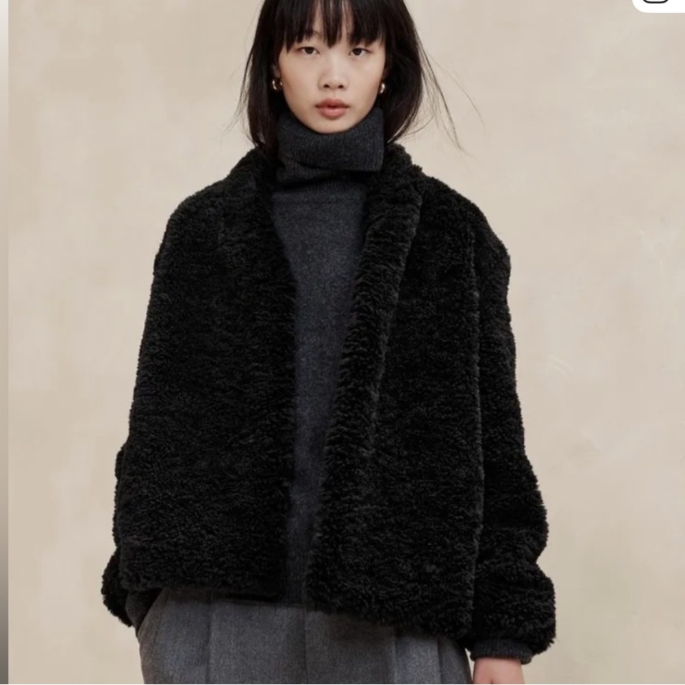 Banana Republic Serres Sherpa Coat size XSP